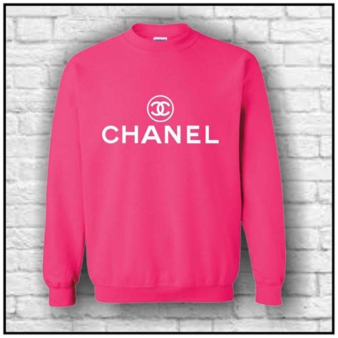 hot pink chanel sweatshirt|chanel cardigan sweatshirt.